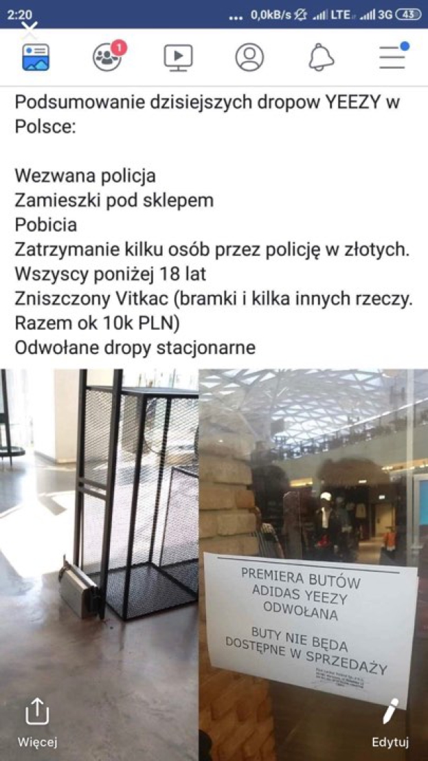yeezy w lidlu